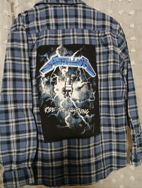 punkposhx Other - UPCYCLED METALLICA VINTAGE  GRAPHIC FLANNEL SZ L PUNKPOSHX ORIGINAL